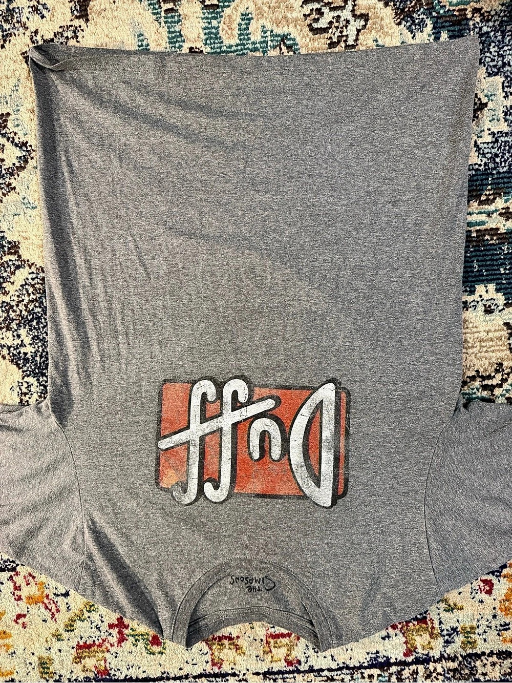 The Simpsons Duff Beer Logo T-Shirt Gray